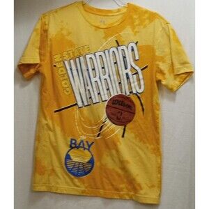 NBA T-Shirt (Golden State Warriors) Yellow Tie Dye Size XS - Short Sleeve EUC